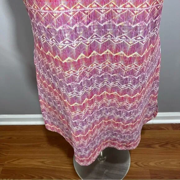 Nuu Muu Pink Purple Graphic Print Back Pocket Athleisure Dress -- 16 - Picture 5 of 14